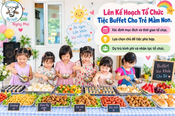 Lên Kế Hoạch Tổ Chức Tiệc Buffet Cho Trẻ Mầm Non.
