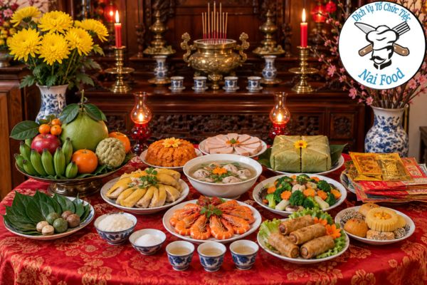 Mâm cúng tất niên