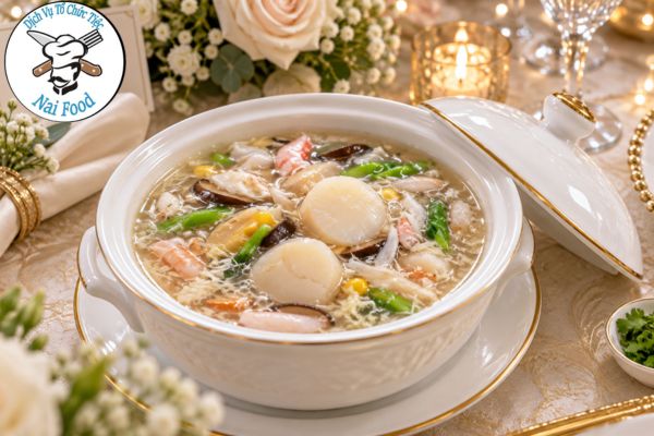 Súp sò điệp.