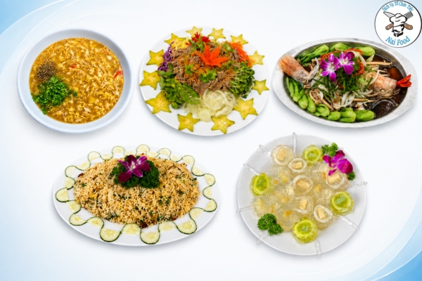 Thực đơn đãi tiệc mặn 1