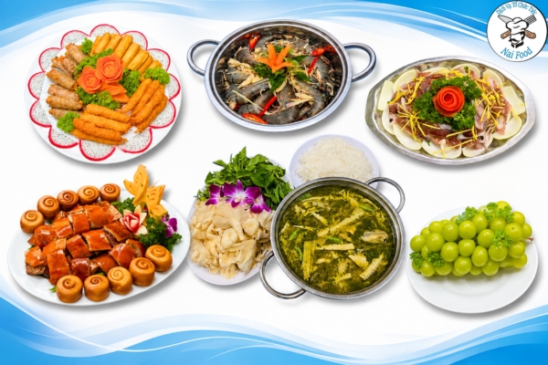 Thực đơn đãi tiệc mặn 24