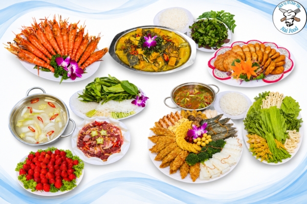 Thực đơn đãi tiệc mặn 30