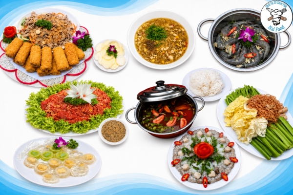 Thực đơn đãi tiệc mặn 5
