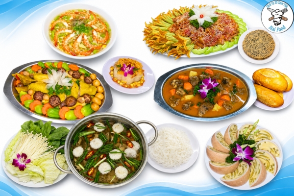 Thực đơn đãi tiệc mặn 8