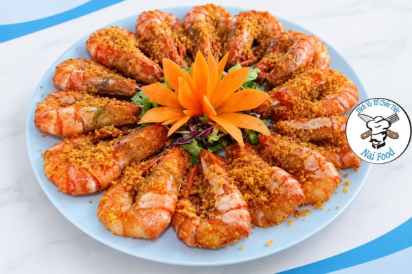 Tôm xóc muối Mã Lai.