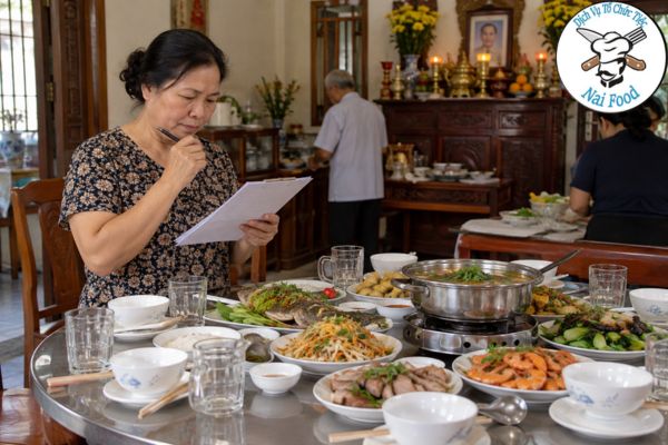 Cân đối món ăn và chi phí cho một mâm đám giỗ