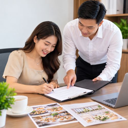 Chốt Thông Tin Và Lên Hợp Đồng