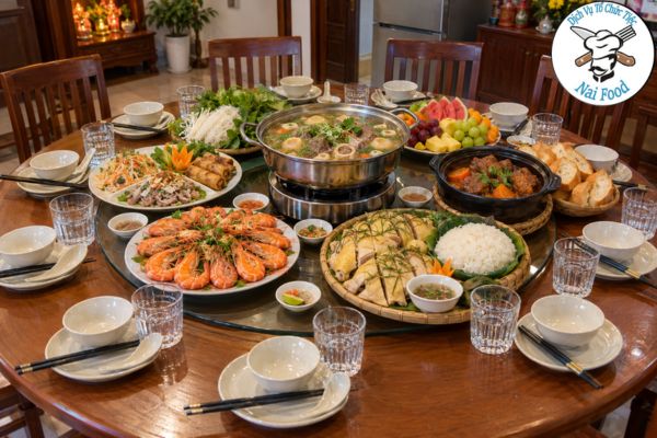 Thực đơn đãi tiệc gia đình 10 người