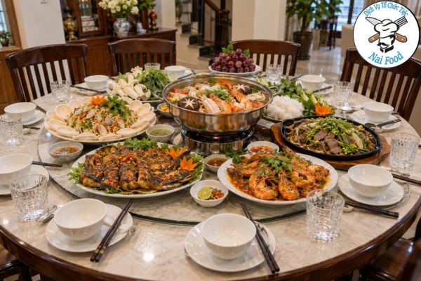 Thực đơn tiệc 10 người