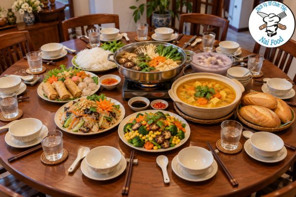 Thực đơn tiệc chay 10 người