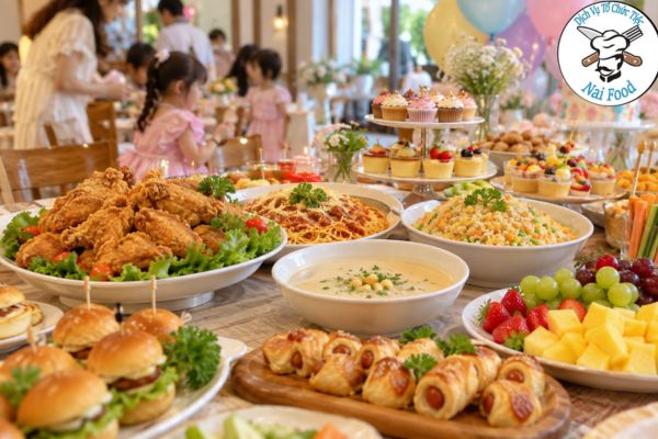 Các thực đơn tiệc sinh nhật cho bé